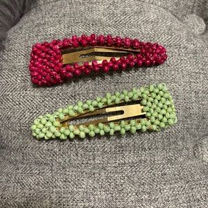 •Noonday Collection• Adorned Hair Clips